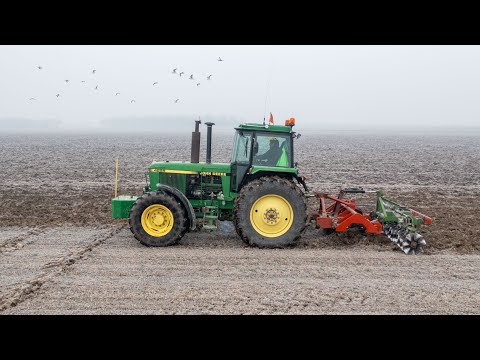 John Deere 4255 + Combined Subsoiler in the fog 🌫 | Pedol