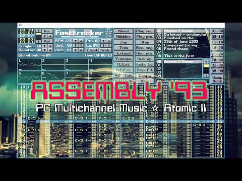 [Amiga Music] 90s Mod Tracker Music - ASSEMBLY 1993 ● PC Multichannel Music ● Atomic II