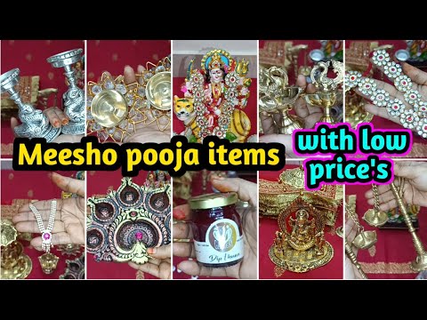 Meesho latest pooja items with price's | meesho pooja items hual telugu | meesho items