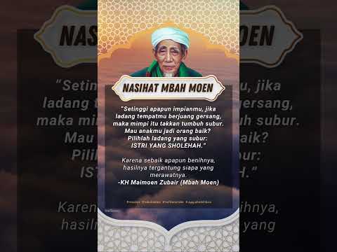 KEUTAMAAN SHOLEHAH  #nasihat #mbahmoen