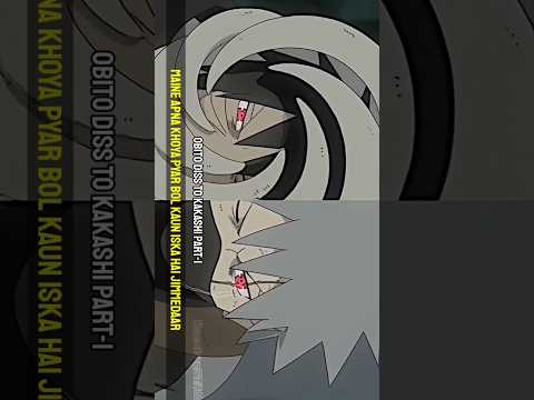 Obito Vs Kakashi Rap Song #obitovskakashi #obito #kakashi #rap #rapsong #animerap #hindirap #naruto