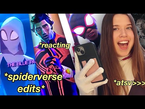 across the spiderverse edits go hard *reacting to atsv tiktok edits*