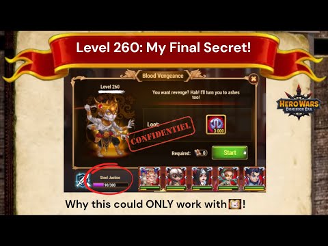 Blood Vengeance Level 260: My Final Secret | #herowars