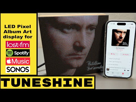 TUNESHINE Review : The digital music album art display