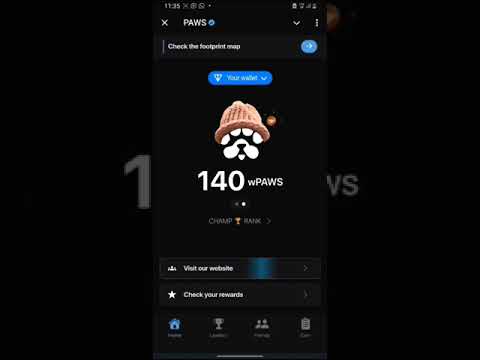 How To Connect Wallet in paws Telegram App