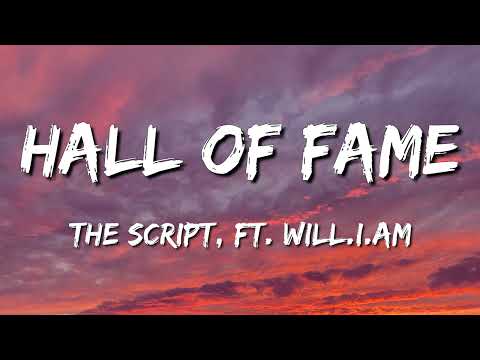 The Script :- Hall Of Fame (Lyrics)