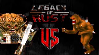 Mindweaver vs imps - DOOM: Legacy of Rust - Monster Infighting - RETRO BATLLES