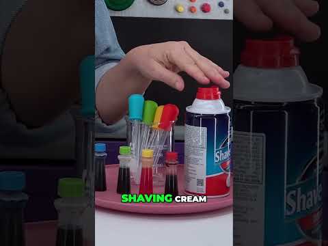 Amazing Science Experiment Shaving Cream Rain Clouds Revealed For Kids! #toddleractivities #toddler