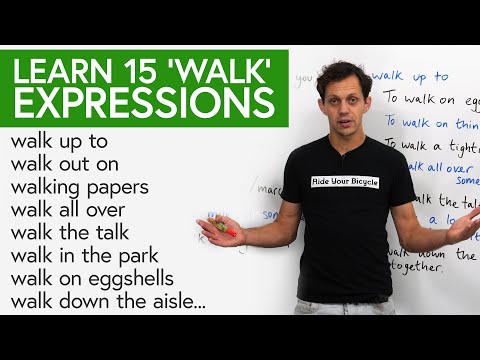 Learn 15 Common WALK Expressions in English