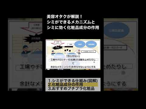 【徹底解説】シミができるしくみとシミに効く化粧品成分の作用②シミに効く化粧品成分の作用