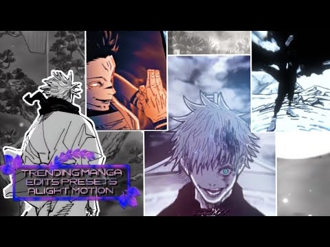 Trending Manga Edits Presets | Alight Motion part 3