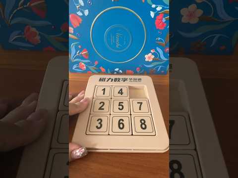 arranging numbers in orders #numberpuzzle #puzzlegame #asmrsounds #shorts