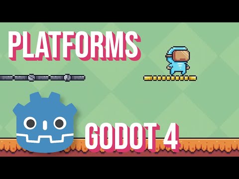 Moving Platforms, One Way Collisions, and How to Drop Under Platforms ~ Godot 4 Platformer Tutorial