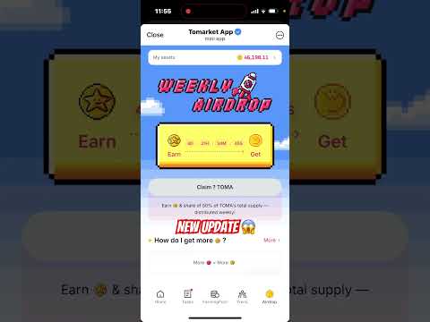 Tomarket Airdop withdrawal | Toma token bitget price | Tomarket New Update | Earn Free Toma Token 🌟