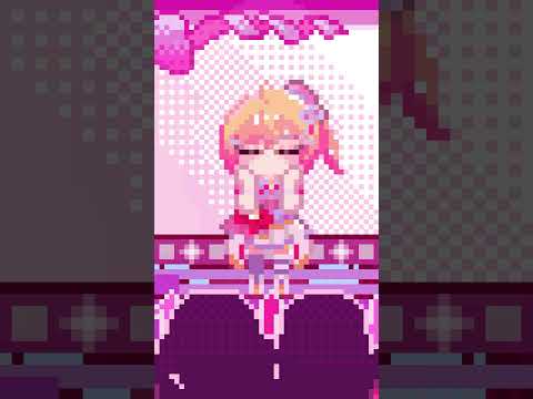 【2D】ドット絵✨今日も大天才っ！皆も踊ってみて〜💕 #vtuber #shorts #オリジナル楽曲　#踊ってみた #ホロライブ #一条莉々華