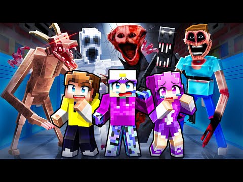 Dash Goes to HORROR SCHOOL in Minecraft…