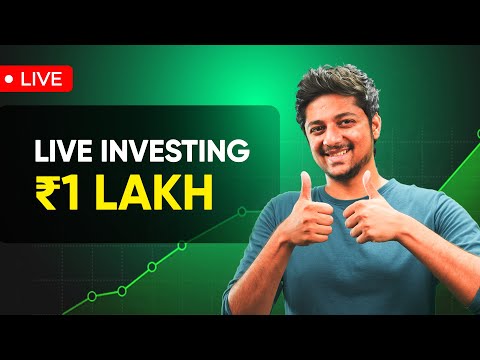 Reviewing My Son's Portfolio and Buying the Dip LIVE | 1 LAKH Investing in these Companies