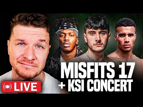 Misfits 017 And KSI Concert LIVESTREAM Watch Party!! The W.A.D.E. Concept