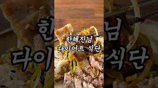 모델 한혜진 급찐급빠 식단