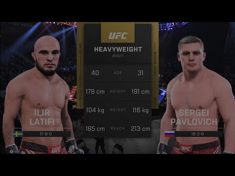 FCL Presents Ultimate Fighting Championship WILLIAMS vs. JONES Illr Latifi vs. Sergei Pavlovich