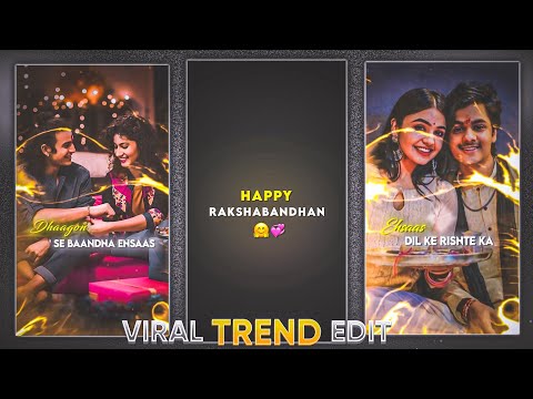 Happy Rakshabandhan Special Lyrics Video Editing in Alight Motion | Rakshabandhan Video Editing