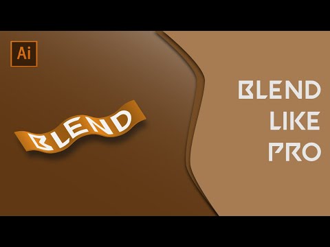 BLEND LIKE PRO IN ADOBE ILLUSTRATOR WITH EASY TRICK | 2 MINUTE