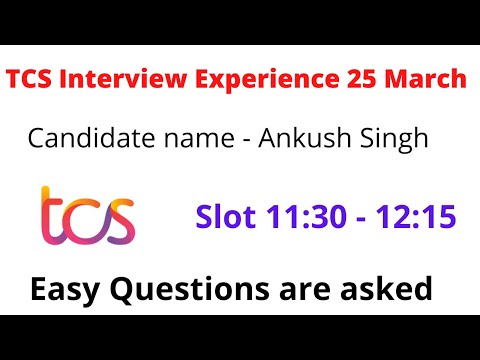 TCS Interview Experience 26 March | TCS Offcampus Hiring | Easy Questions TR + HR Round