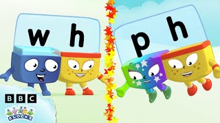 WH and PH Spelling | Quick Learning! | Learn the Alphabet | Alphablocks