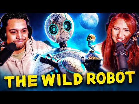 THE WILD ROBOT (2024) MOVIE REACTION - THIS ONE MADE US EMOTIONAL! - FIRST TIME WATCHING - REVIEW