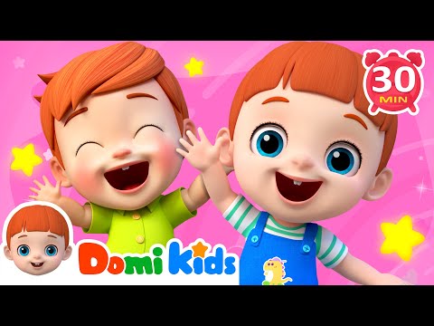 If You're Happy Song | Apples and Bananas | Boo Boo Song | Nursery Rhymes & Kids Songs - Domi Kids