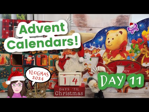 Day 11 - Opening ADVENT CALENDARS!  Vlogmas Day 11!  2024