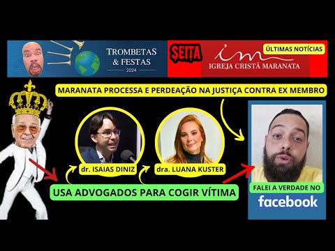 Seita Cristã Maranata Processa Ex Membro Por Postagem No FACE, Mas Processo EP 184 #areligiaocerta