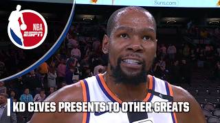 Kevin Durant hands out compliments to LeBron, Steph, Jokic & MORE on Christmas Day 🎁 | NBA on ESPN