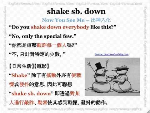 看電影學英文 Shake Somebody Down