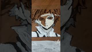 Made a bday gift for my sister #bungoustraydogs #artwork #tiktok #anime #weeb #painting #fyp