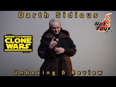 Hot Toys Darth Sidious Clone Wars Unboxing & Review