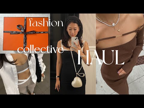 Collective Fashion Haul | Hermes, Idyl jewelry, Jacquemus, Simone Rocha, workout set & new make up