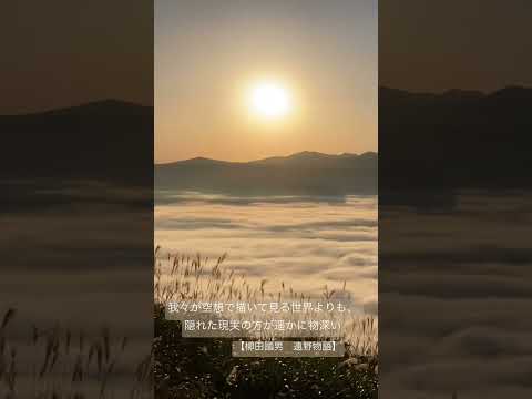 【岩手県遠野　雲海】高清水展望台　#shorts  #旅行  #岩手　#japan