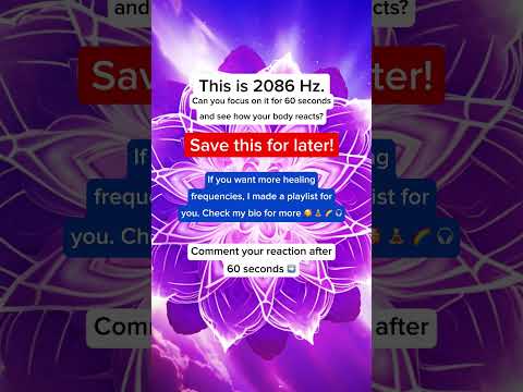 🌟 Improve Your Concentration with #2086Hz! Can You Commit for 60 Seconds?