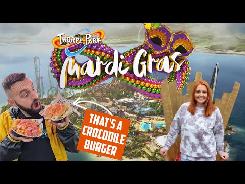 Thorpe Park Mardi Gras Event - Their First One Ever - Food,Music & Our Honest Thoughts- NEW For 2022