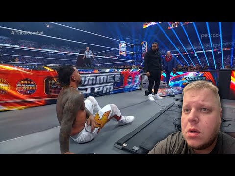 JIMMY USO TURNS HEEL ON JEY USO AT WWE SUMMERSLAM, ROMAN REIGNS RETAINS, REACTION