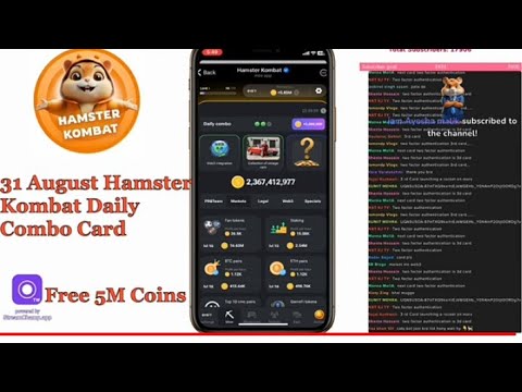 hamster today combo card 31 August