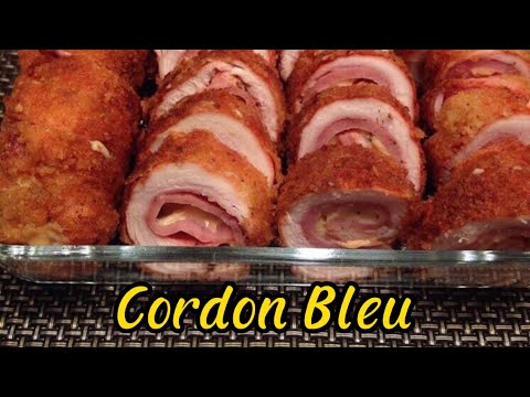 How to cook Cordon Bleu with a little oil and with Bechamel sauce. #cordon_bleu