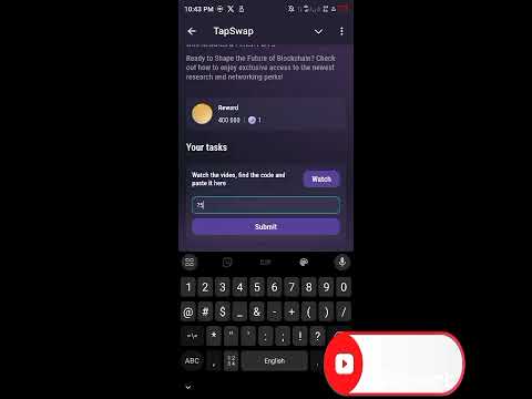 Earn Big in crypto | part 5 |tapswap video codes | tapswap new cods|tapswap 3 November video cods