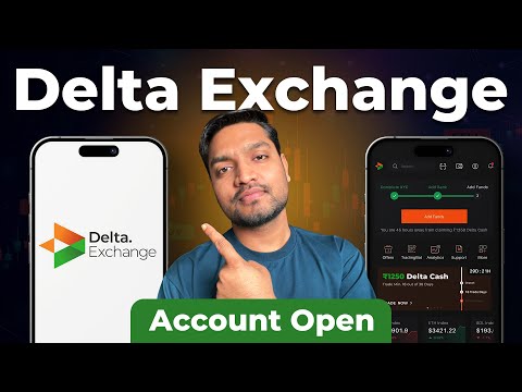 Delta Exchange Account Opening Process in Mobile 📱