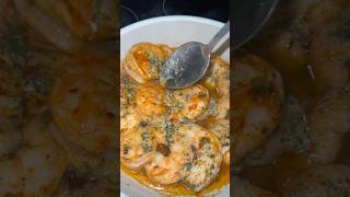 10 minute shrimp scampi #cooking #fyp #garlicbuttershrimp #seafood #easydinner