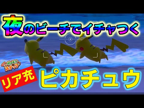 【Newポケモンスナップ実況】#19　夜のビーチでカップルピカチュウを発見！！