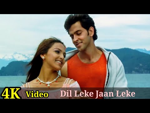 Dil Leke Jaan Leke 4K Video Song | Na Tum Jaano Na Hum | Hrithik Roshan, Isha Deol, Udit Narayan HD