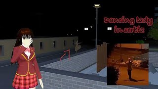 Dancing lady in serbia |Sakura School Simulator