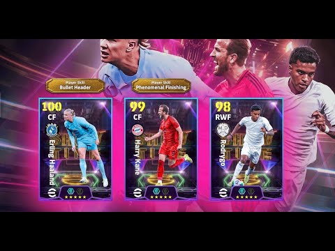 eFootball MSN PACK OPENING + Let's Review New Player Haaland , Kane  | LIVE #efootball